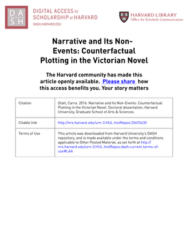 Counterfactual Plotting in the Victorian Novel