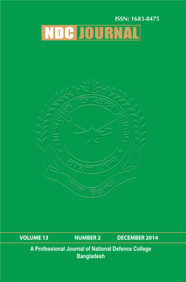 VOLUME 13 NUMBER 2 DECEMBER 2014 a Professional Journal of National Defence College