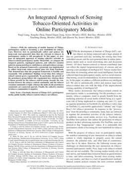 An Integrated Approach of Sensing Tobacco-Oriented Activities In