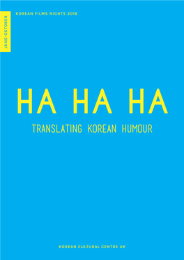 Translating Korean Humour