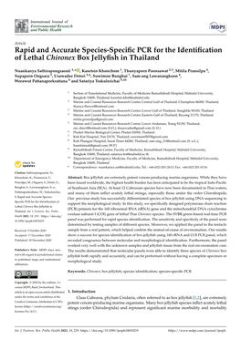 Rapid and Accurate Species-Specific PCR for the Identification of Lethal