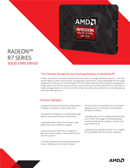 Radeon™ R7 Series Solid State Drives