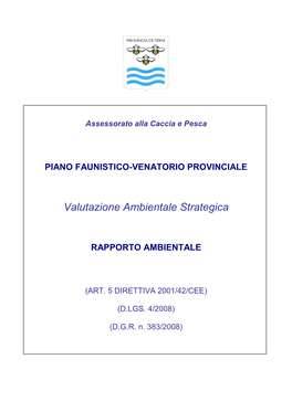 Valutazione Ambientale Strategica