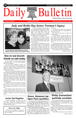 Judy and Robin Kay Honor Norman's Legacy