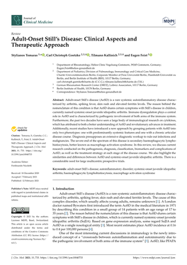Adult-Onset Still's Disease