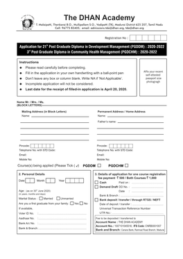 Application Form