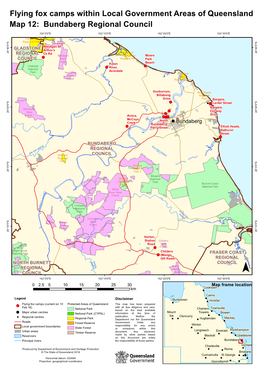 Map 12: Bundaberg Regional Council