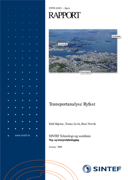 Transportanalyse Ryfast