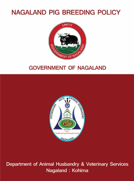 Nagaland Pig Breeding Policy