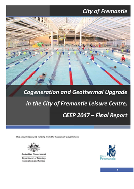 Cogeneration and Geothermal Upgrade City of Fremantle Leisure