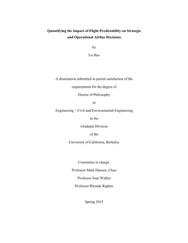 Quantifying the Impact of Flight Predictability on Strategic and Operational Airline Decisions