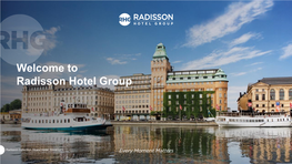 Welcome to Radisson Hotel Group