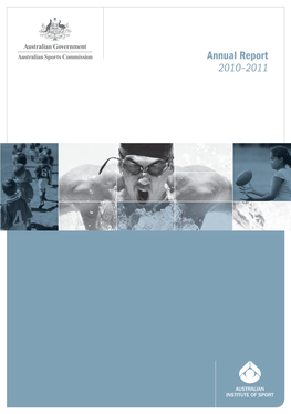 Australian Sports Commission Annual Report 2010-2011