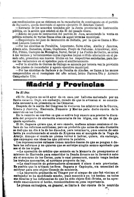 La Prensa Extranjera, En General, Se Limita Á Dar Cuenta Délo Oourrido *\