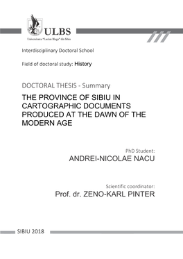 DOCTORAL THESIS - Summary