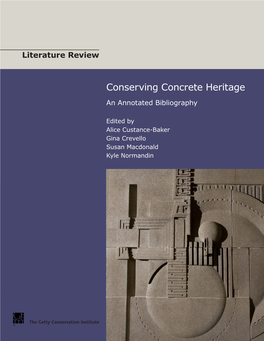Conserving Concrete Heritage