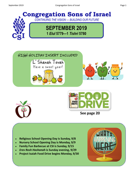 September 2019 Bulletin