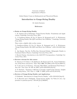 Introduction to Gauge-String Duality