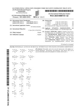 WO 2015/000715 Al 8 January 2015 (08.01.2015) P O P C T