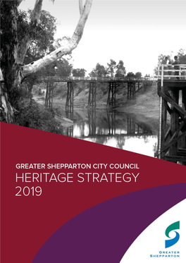 GREATER SHEPPARTON DRAFT HERITAGE STRATEGY 2019 Sculpture and Standing Stone Commemorating Joseph Furphy, Author of ‘Such Is Life’ (1903), Shepparton
