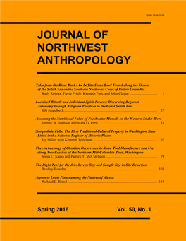 Journal of Northwest Anthropology