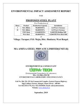 Environmental Impact Assessment Report