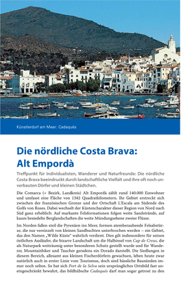 Die Nördliche Costa Brava: Alt Empordà