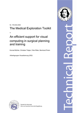 An Efficient Support for Visual Computing in Surgical Planning and Training