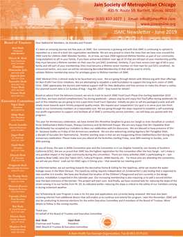 Jain Society of Metropolitan Chicago JSMC Newsletter