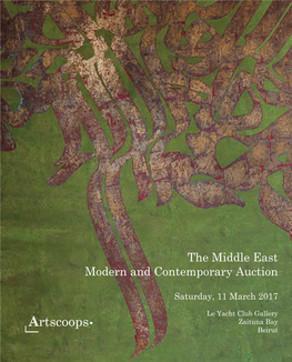 The Middle East Modern and Contemporary Auction