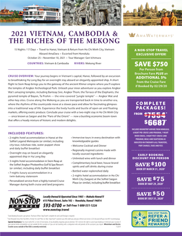 2021 Vietnam, Cambodia & the Riches of the Mekong