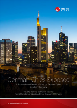 German Cities Exposed a Shodan-Based Security Study on Exposed Cyber Assets in Germany