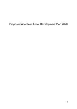 Proposed Aberdeen Local Development Plan 2020