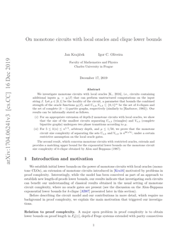 On Monotone Circuits with Local Oracles and Clique Lower Bounds