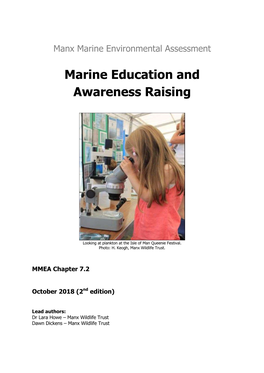 Marine Education and Awareness Raising