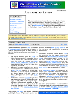 Afghanistan Review