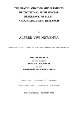 Alfred Vivi Ngwenya