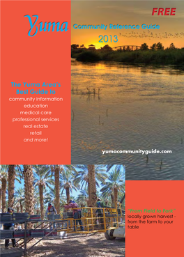The Yuma Area's Best Guide to Yuma Community Reference Guide