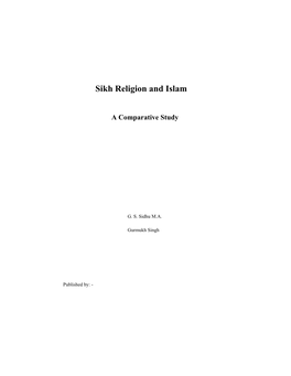 Sikh Religion and Islam