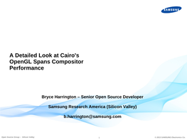 A Detailed Look at Cairo's Opengl Spans Compositor Performance