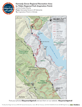 Kennedy Grove Regional Recreation Area to Tilden Regional Park