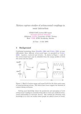 Motion Capture Studies of Action-Sound Couplings in Sonic Interaction