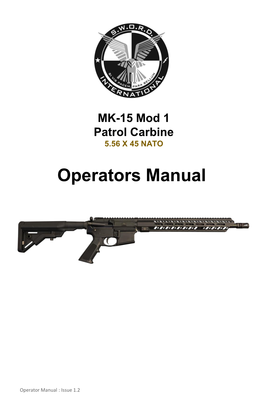 Operators Manual