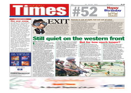 Nepali Times Is One Year Old Impatient with a Boss Who Wouldn’T Step Down, with This Issue