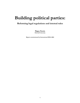 Building Political Parties