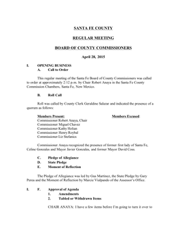 BCC Meeting Minutes 4-28-15