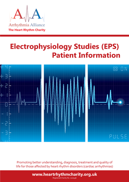 Electrophysiology Studies (EPS) Patient Information