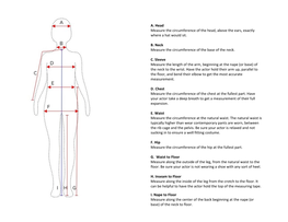 A. Head Measure the Circumference of the Head, Above the Ears, Exactly Where a Hat Would Sit