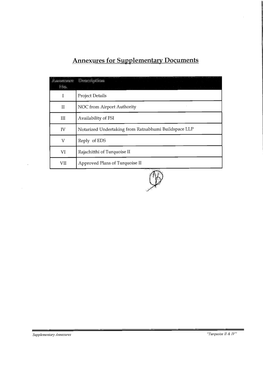 Annexures of Form-1