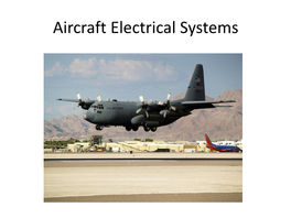 Aircraft Electrical Systems What Is Electricity?